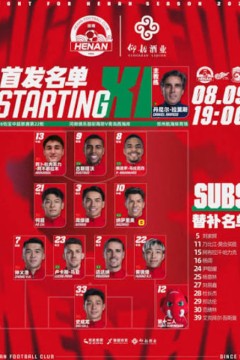 2026赛季中超第26轮全场回放：河南俱乐部彩陶坊vs成都蓉城